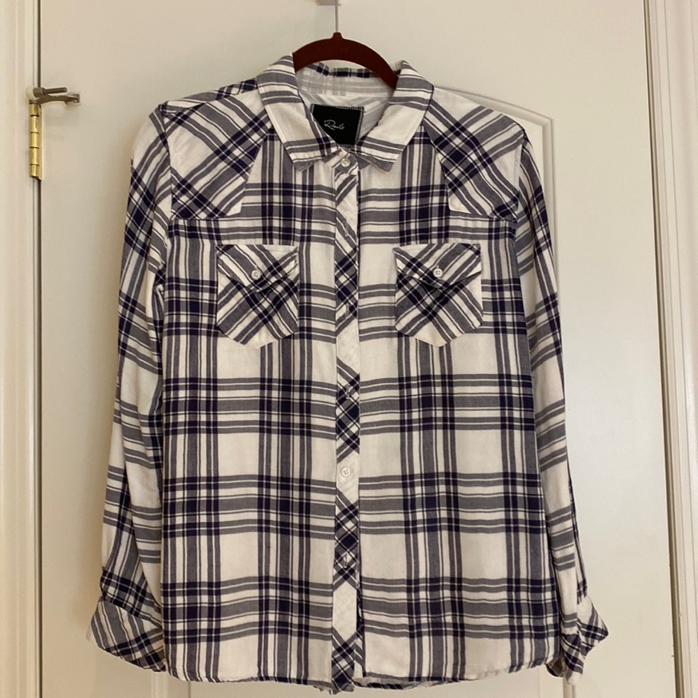 RAILS PLAID SHIRT MEDIUM
